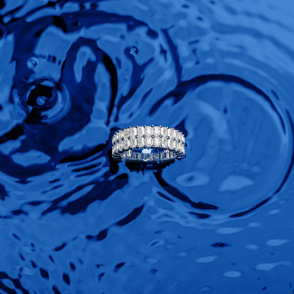 Eclat Double Row Ring