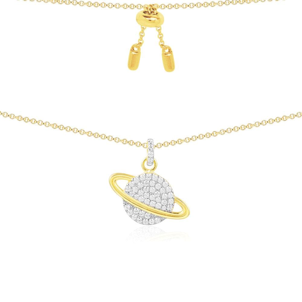 Planet Adjustable Necklace