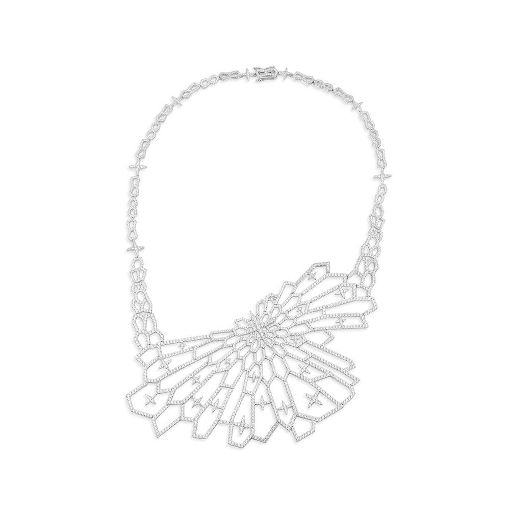 Cutout Statement Necklace