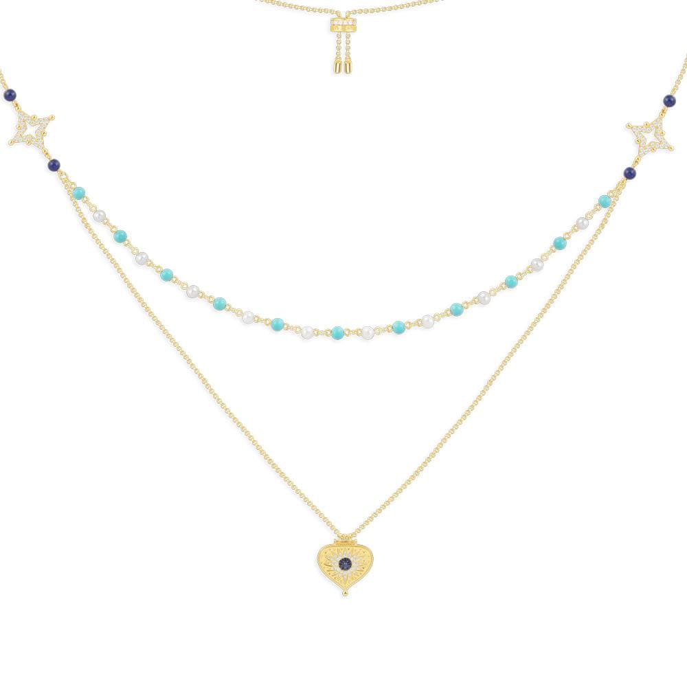 Double Chain Adjustable Necklace
