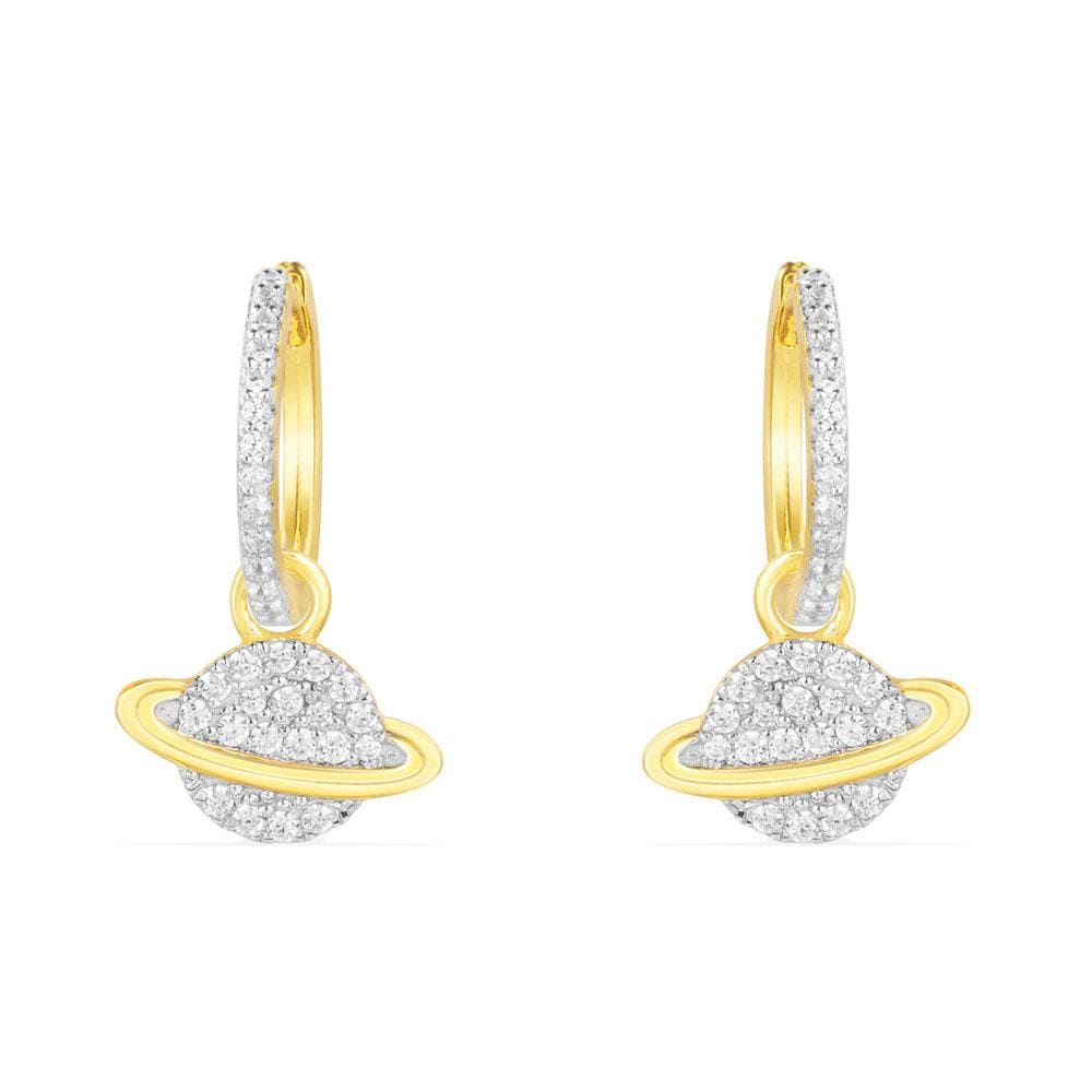 Planet Hoop Earrings