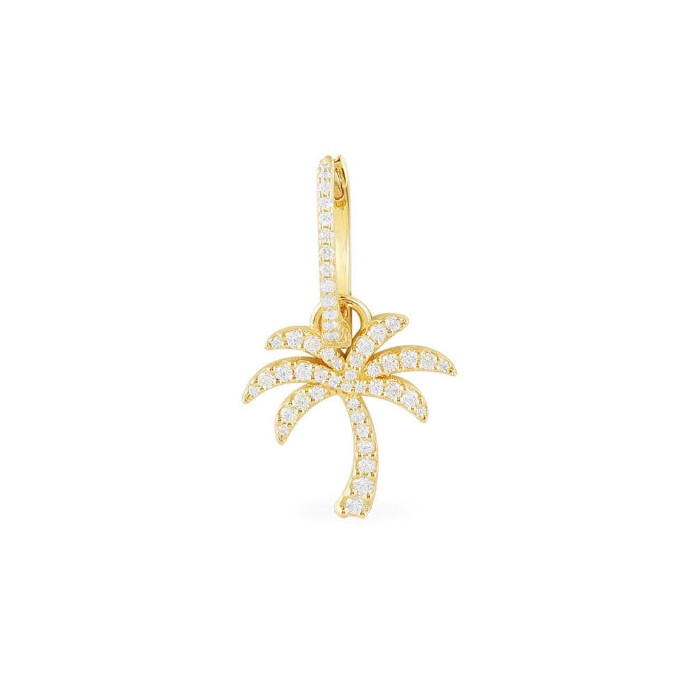 Single Palm Tree Earring