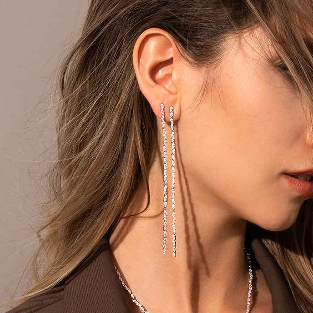 Festival Line Drop Earrings