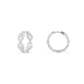 Small Maille Marine Hoop Earrings