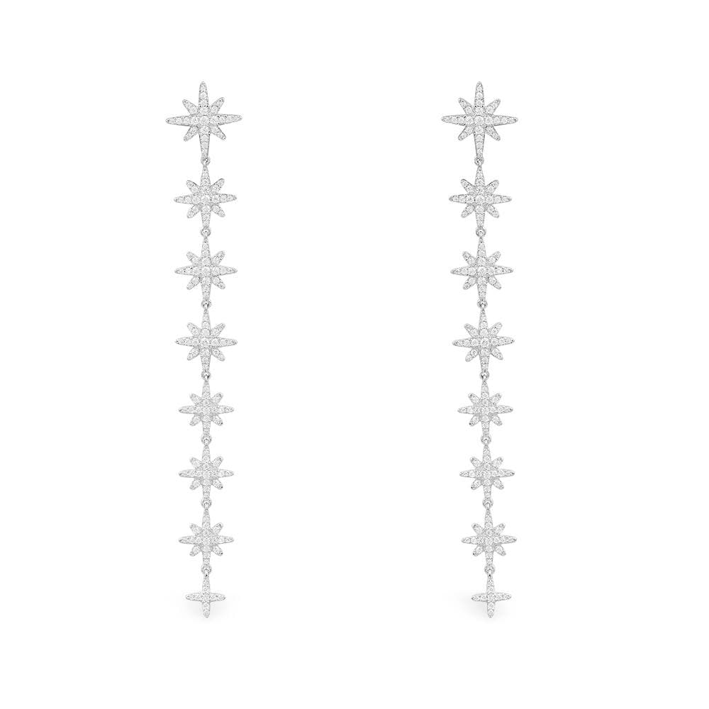 Long Météorites Earrings