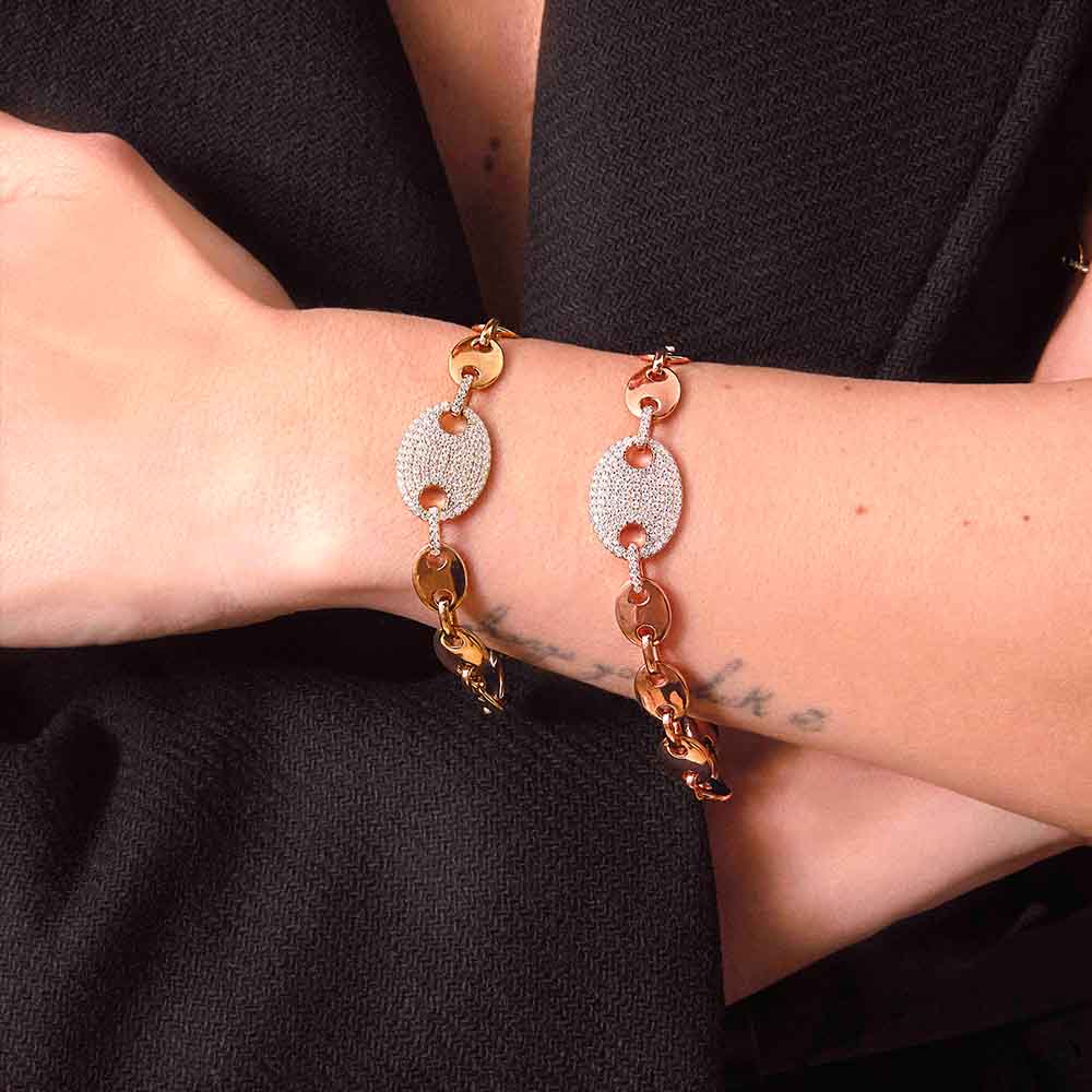 Chaîne Grain de Café Bracelet