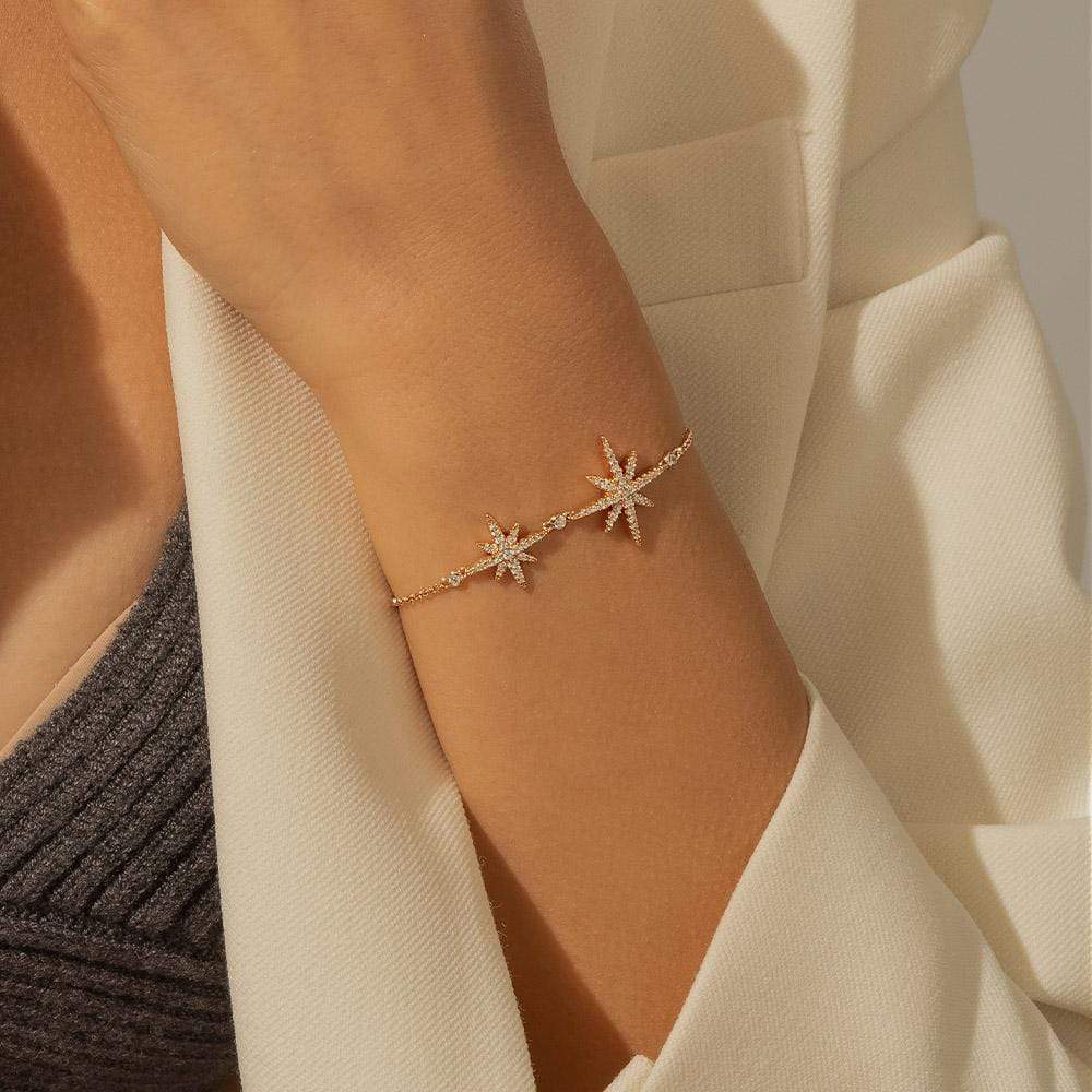 Triple Météorites Adjustable Bracelet