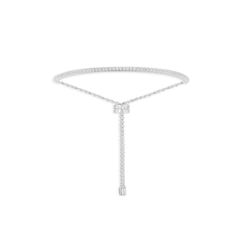Dainty Paved Adjustable Bracelet