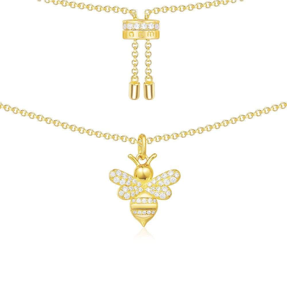 Bumble Bee Adjustable Necklace