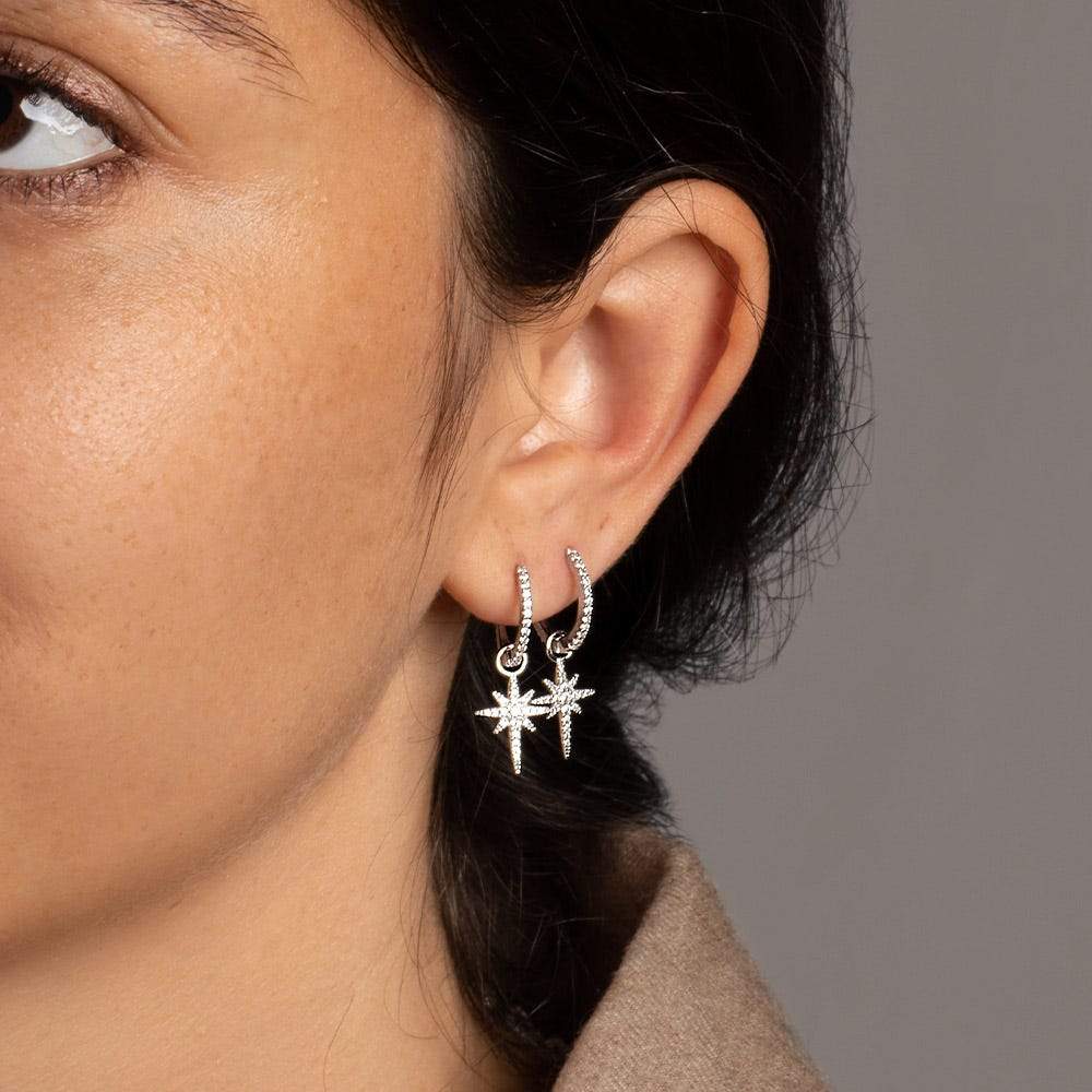Météorites Hoop Earrings