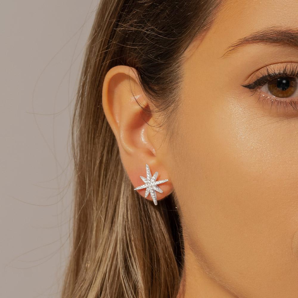 Single Météorites Earring with Pearl