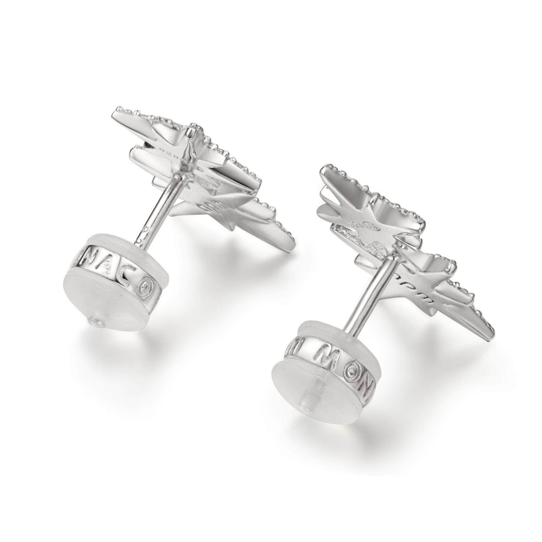 Double Météorites Stud Earrings