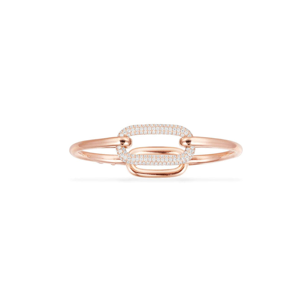 White Chain Link Bangle