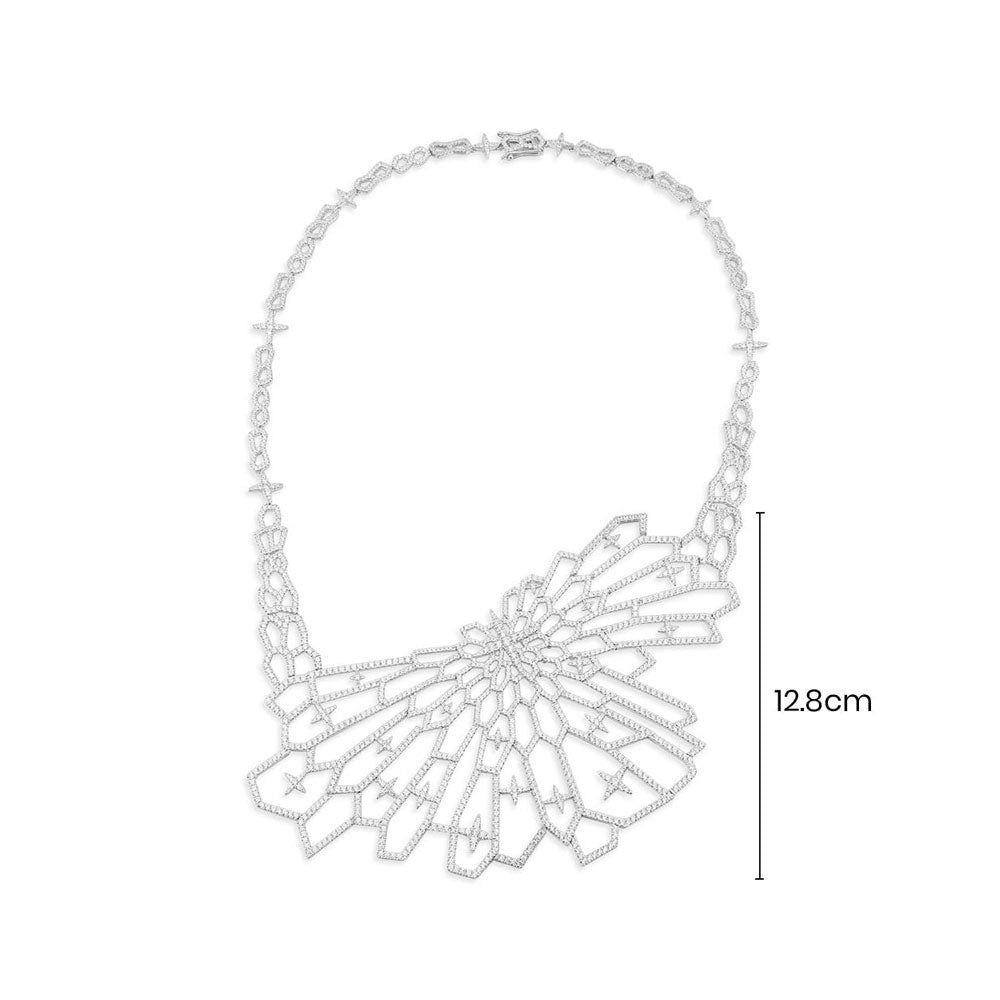 Cutout Statement Necklace