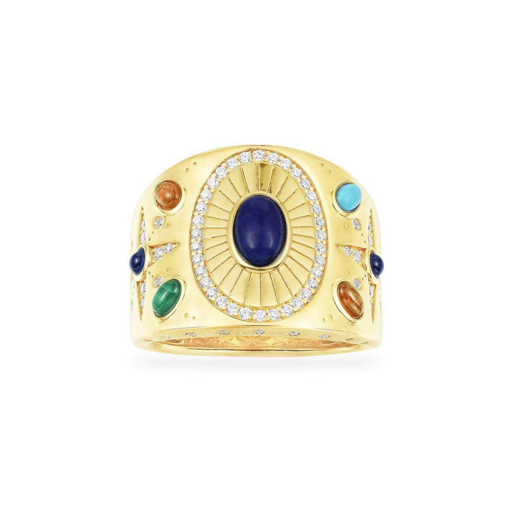 Multicolor Stone Ring