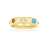 Dainty Multicolor Stone Ring