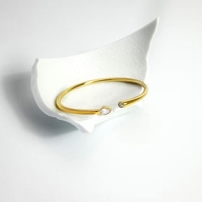 Open Cuff with Pear