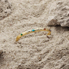 Dainty Multicolor Stone Bangle