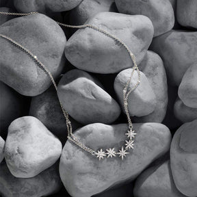 Météorites Double Chain Adjustable Necklace