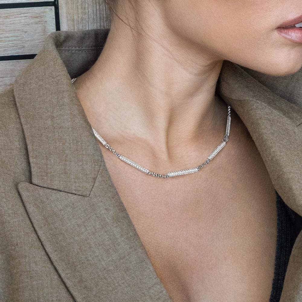 Paved Dainty Choker