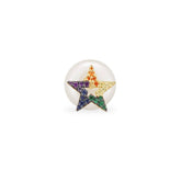 Mono Star Underlobe Earring with Pearl