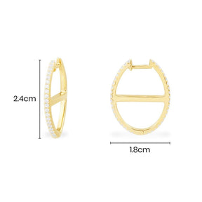 Maille Marine Hoop Earrings