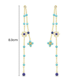 Dainty Chain Drop Earrings