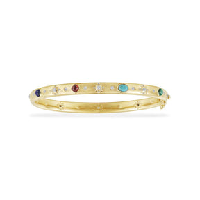 Dainty Multicolor Stone Bangle