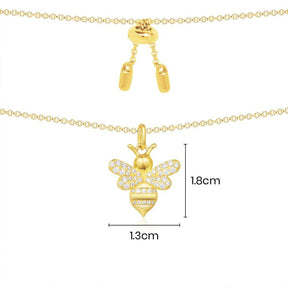 Bumble Bee Adjustable Necklace