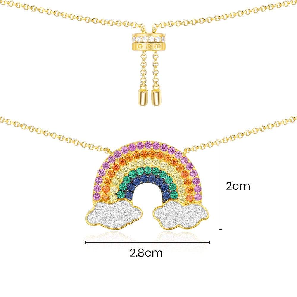 Arc-En-Ciel Adjustable Necklace