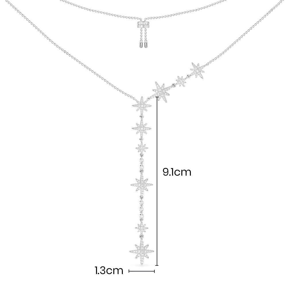 Dropping Météorites Adjustable Necklace