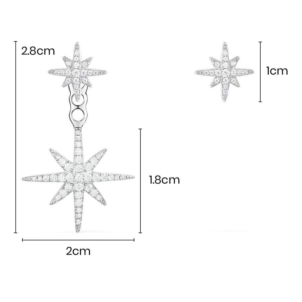 Météorites Asymmetric Underlobe Earrings