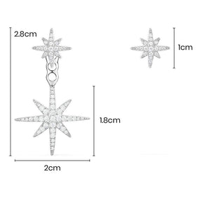 Météorites Asymmetric Underlobe Earrings