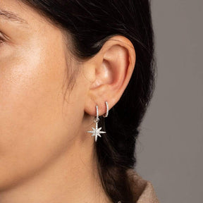 Small Asymmetric Météorites Earrings