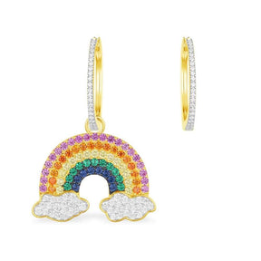 Asymmetric Arc-En-Ciel Earring and its Hoop