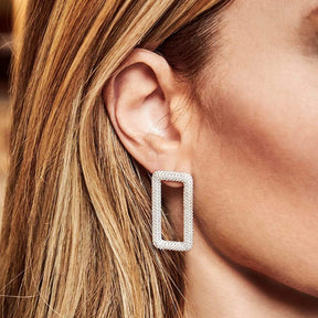 Single Rectangle Earring