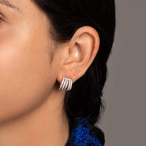 Five-Hoop Earrings